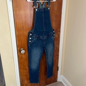 GAP Maternity jean overalls size Small